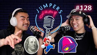 HIDDEN SYMBOLS IN LOGOS, MARIO PLUMBER THEORY, \& THE BRIAN WELLS MYSTERY - JUMPERS JUMP EP.128