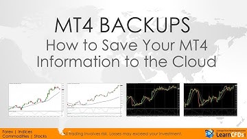 You Need MT4 Backups to Save Your Key Information to the Cloud