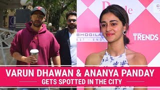 Ananya Panday makes a stylish appearance at an event; Varun Dhawan gets spotted in the city