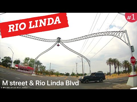 Rio Linda, California - Dash Cam (VIOFO A129 Footage) USA
