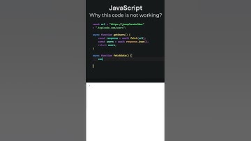 JavaScript: Why this code is not working?