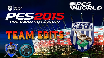 PES 2015 EDITING KITS - WBA Step by Step Guide for PS4