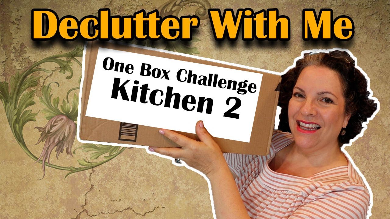 One Box Declutter Challenge || Kitchen Box Two ||