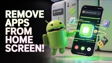 How to Remove Apps from your Home Screen without Uninstalling | Android
