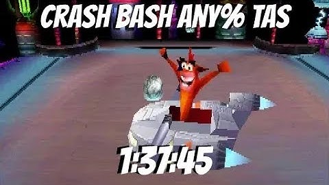 Crash Bash any% NoMM TAS w/ Crash in 1:37:45