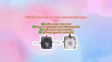 CRRFC01 Flow Cell for Carbon Dioxide Electrolysis, 1 cm2 - Demo Video