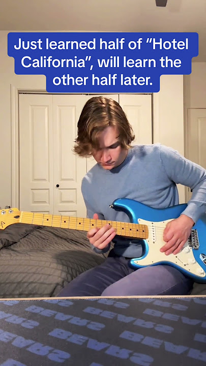 Just Learned half of “Hotel California”, will learn the other half later 🎸 #guitartok #guitarmeme
