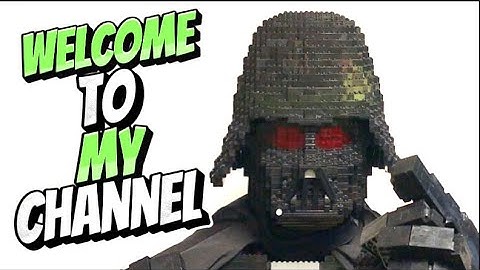 How we build a Darth Vader costume out of LEGO !!!!!!