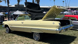 1963 Impala | Lowrider Hydraulics | SS Sway Bar | First Time Out On Juice !! | Lay And Play Set up