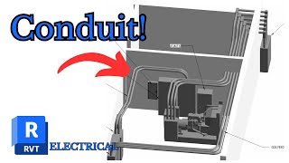 3D CONDUIT MODELING  Revit Electrical Tutorial