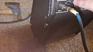 Another Broken Squier Fender SP-10 guitar amplifier