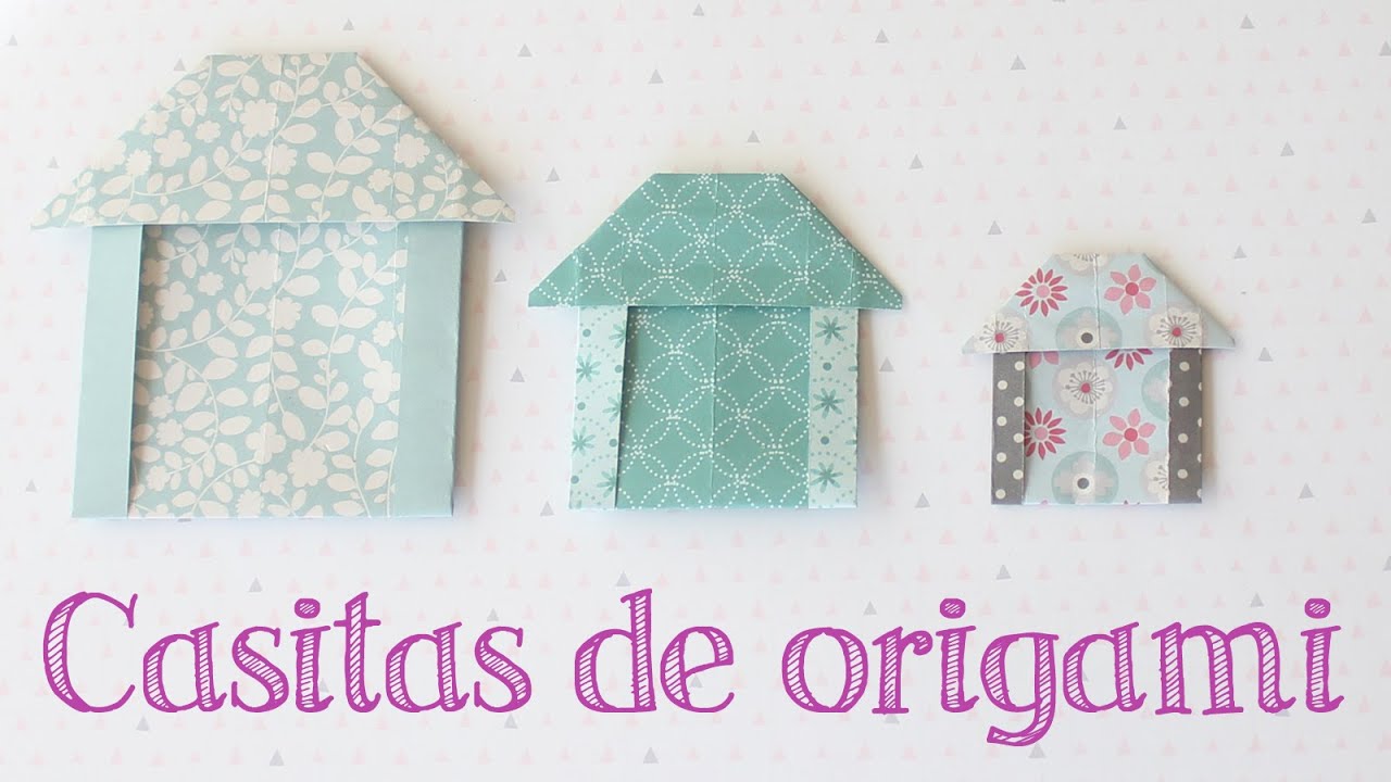 Casitas de origami YouTube