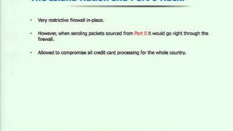 DEFCON 19: Amazingly True Stories of Real Penetration Tests