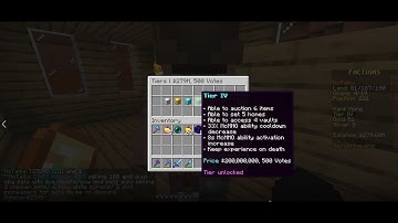 Getting Tier IV in herobrine.org Hades Factions , Gonna get Tier V soon 💀⚡