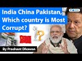 Pakistan More Corrupt under Imran Khan | What is India’s Latest Corruption Index Ranking?