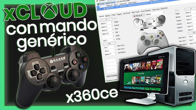 GENERICO Control Mando Xbox Pc Tipo Xbox 360 Joystick Pc Inalambrico.