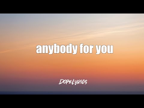 Видео: Joseph Tilley, Sarah Kang - anybody for you (Lyrics)