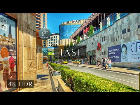 4K - Daylife in Iasi, Romania | Walking Tour 2023