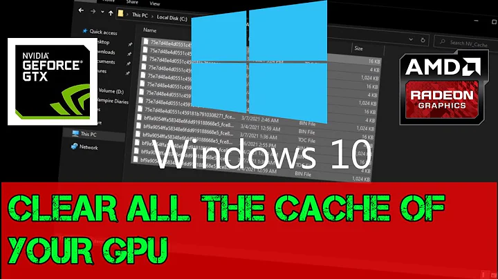 How To Clear All The Cache In Your GPU | Nvidia / AMD