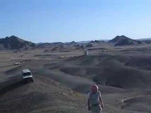 bam-zahedan road from a hill,iran, may2006