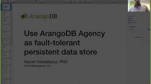 Use ArangoDB Agency as fault-tolerant persistent data store