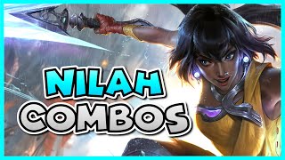NILAH COMBO GUIDE | How to Play Nilah Season 12 | Bav Bros