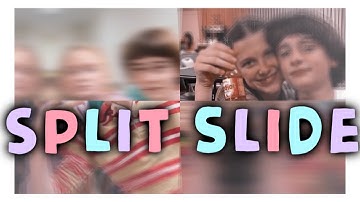 How to SPLIT SLIDE on vsp// Videostar xo