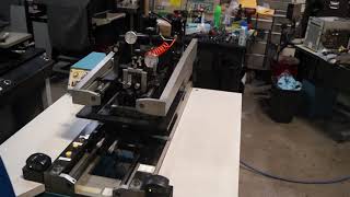 MPM Screen Printer Model TF-100 testing  SN1974