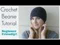 How to Crochet a Beanie Tutorial - Beginner Friendly