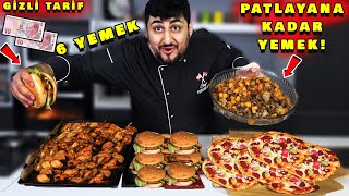 UCUZ ve PRATİK 6 YEMEK !!(TAVUK,HAMBURGER,PİZZA,CİĞER,MENEMEN)