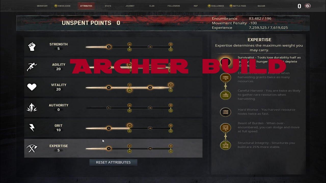 Conan exiles PvP Build (archer) 2023 YouTube