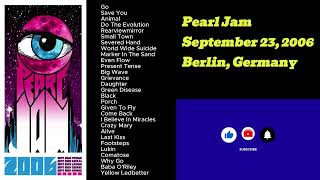 Pearl Jam September 23, 2006 Berlin Germany Full Show LIVE Music Concert Alternative Set Grunge PJ
