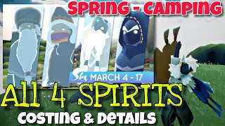 All 4 Spirits Location & Details - Spring Camping Event | Sky COTL