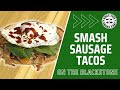 Smashed Sausage Breakfast Tacos | Breakfast On the Griddle | Smash Tacos | Let&#39;s Eat Y&#39;all