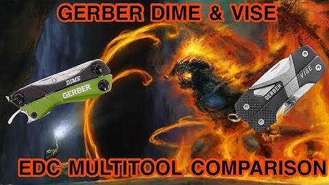 Gerber Dime vs. Gerber Vise: The Ultimate Mini Multitool Showdown!