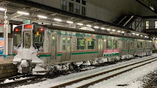 [乗車編]『E721系 P-12編成・快速あいづ5号[3241M]』2021/1/1(JR磐越西線・郡山駅→会津若松駅)