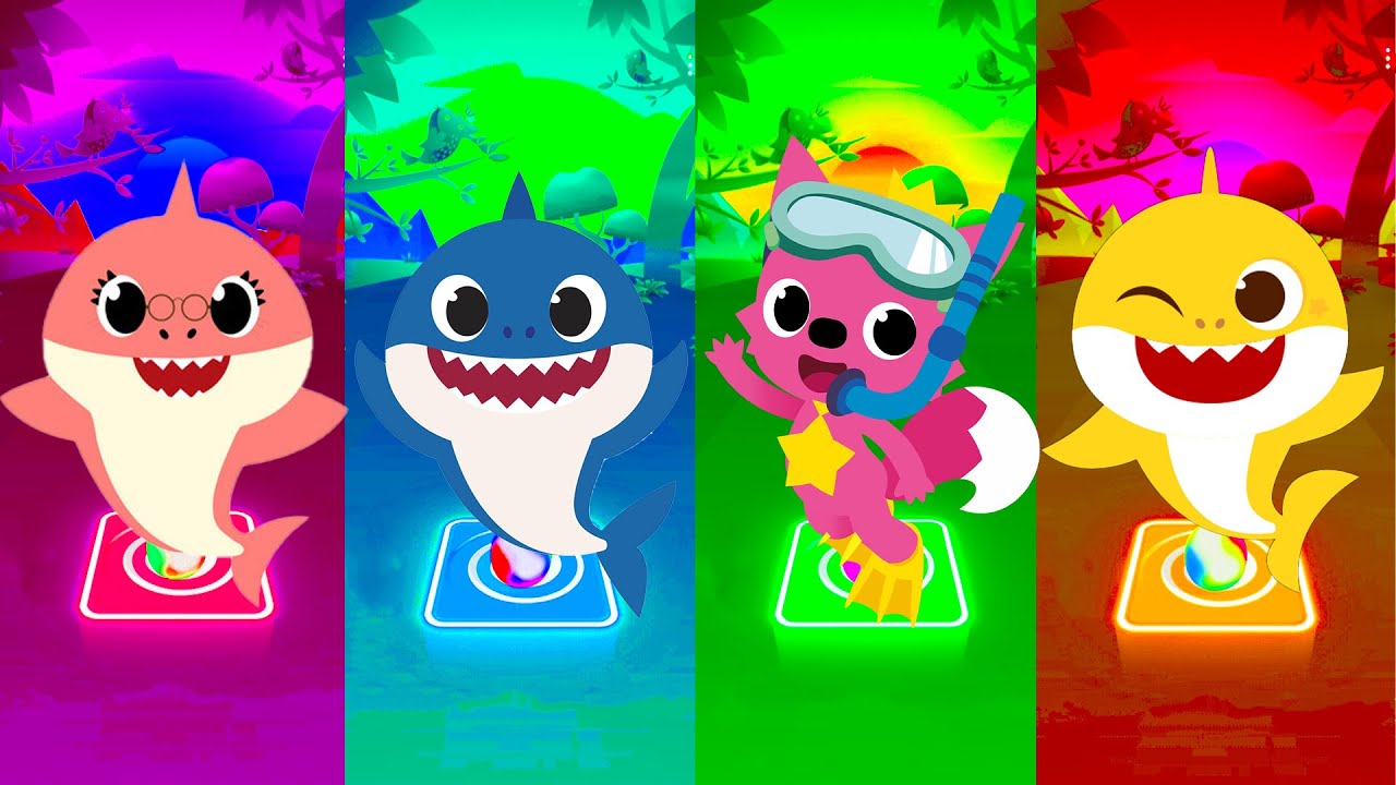 Babyshark Red 🆚 Babyshark Blue 🆚 Pinkfong 🆚 Babyshark Yellow Who WINS ...