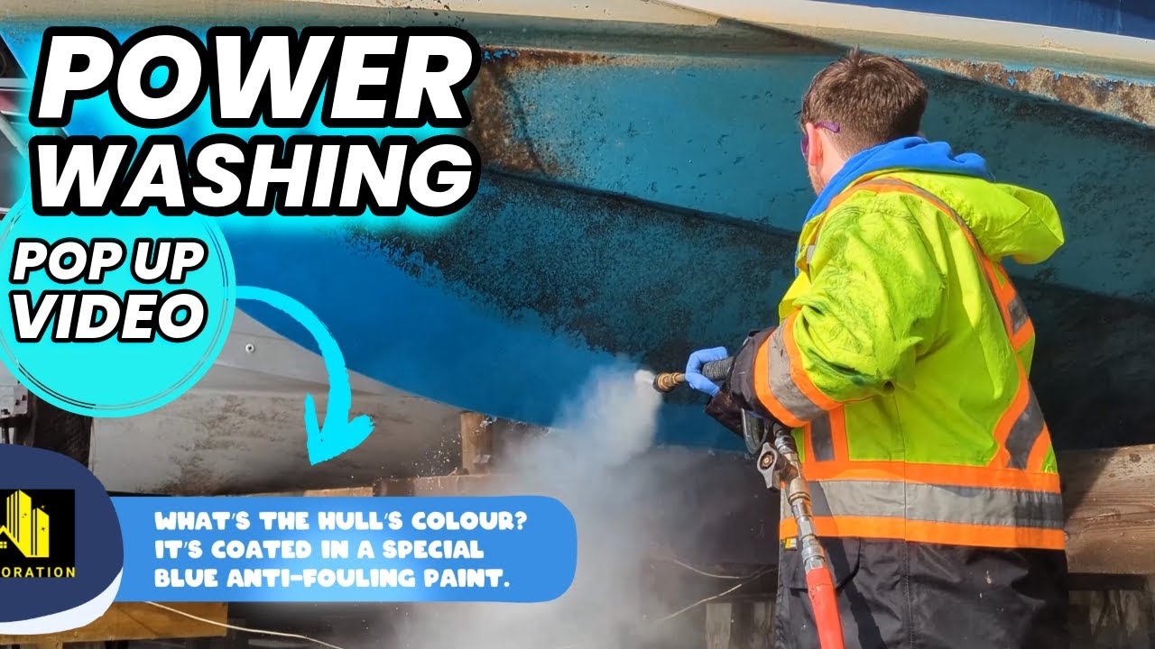 Relaxing Boat Cleaning Pop Up Video