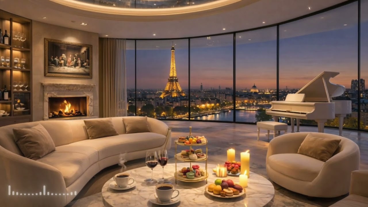 Нежная джазовая музыка для глубокого расслабления и сна ♥️ Paris Executive Lounge ☕