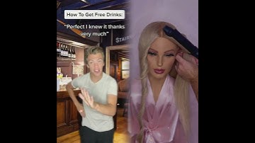 #greenscreen best way to get free drinks😂😂 #tiktokcomedy #funny #laugh #drinks #foryou