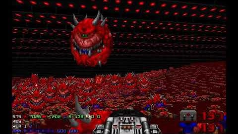 Doom 2 SlaughterMAX Level 32 UV with 99.9% in 1:03:23 (Overwhelmed)