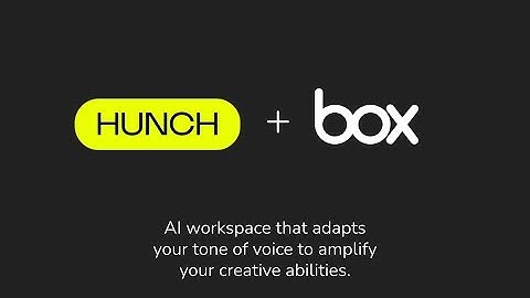 Hunch and Box Integration Demo