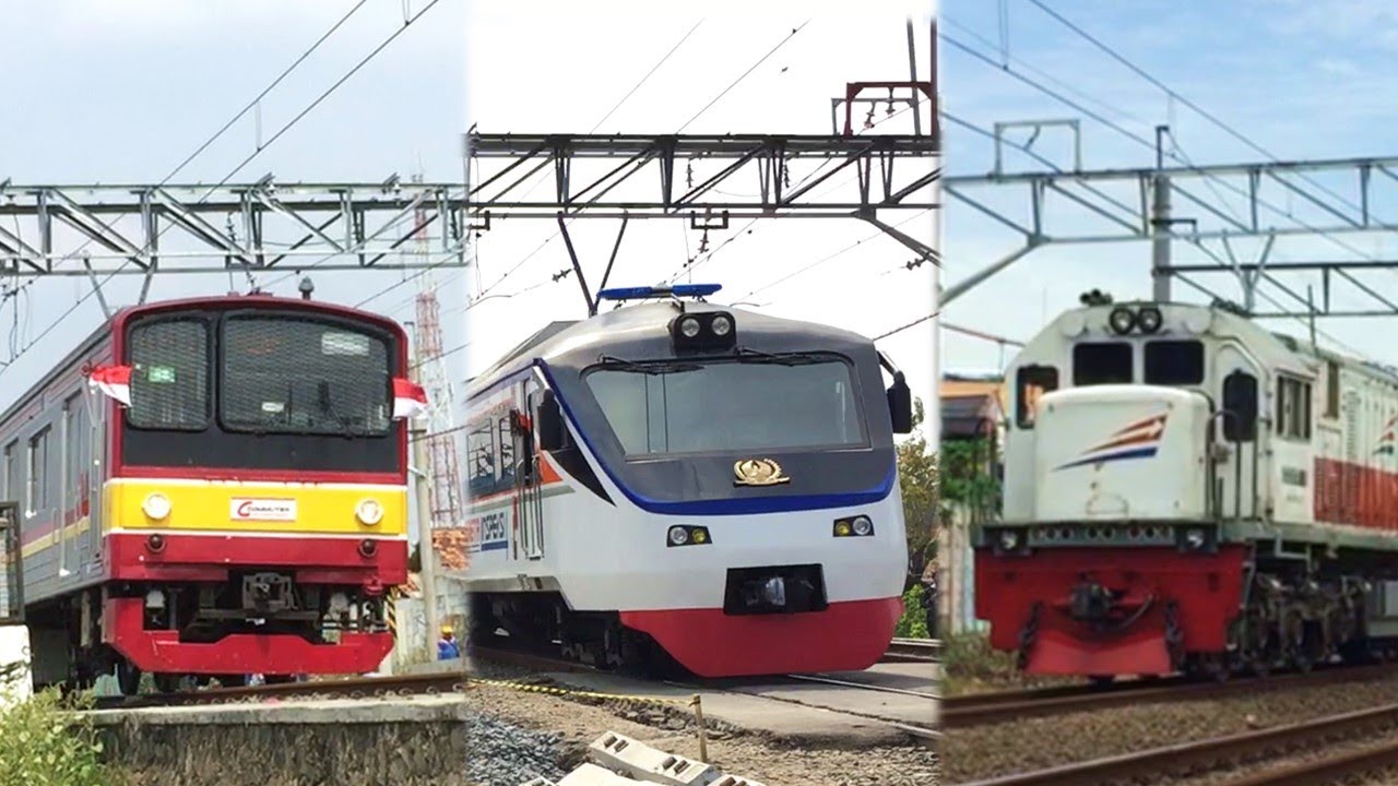 Nonton Kereta Api KRL Kereta Luar Biasa & Kereta Api Elit di Bekasi