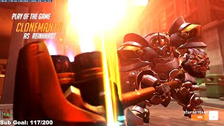 Cloneman16 Reinhardt Main - POTG! [ Overwatch 2 PVP Beta ]