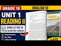 Class 10 English | Unit 1 Reading II |Full Explanation & Question Answers |SEE Preparation solution