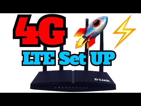 How to Setup DLink 4G LTE router in 1 Minute