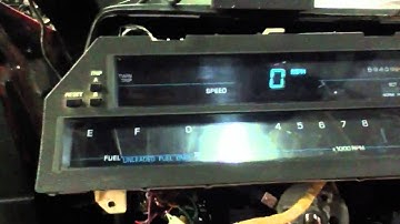 Cressida digital cluster in an Ae86