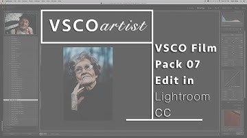 VSCO Film Edit of an Old Lady in Lighroom CC \\ Portra 160\\VSCO Artist