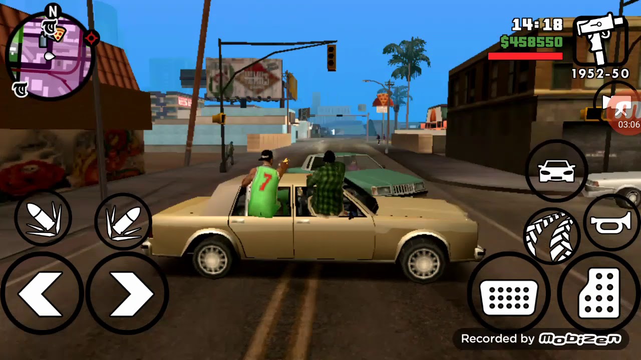 GTA SA grove street families vs ballas