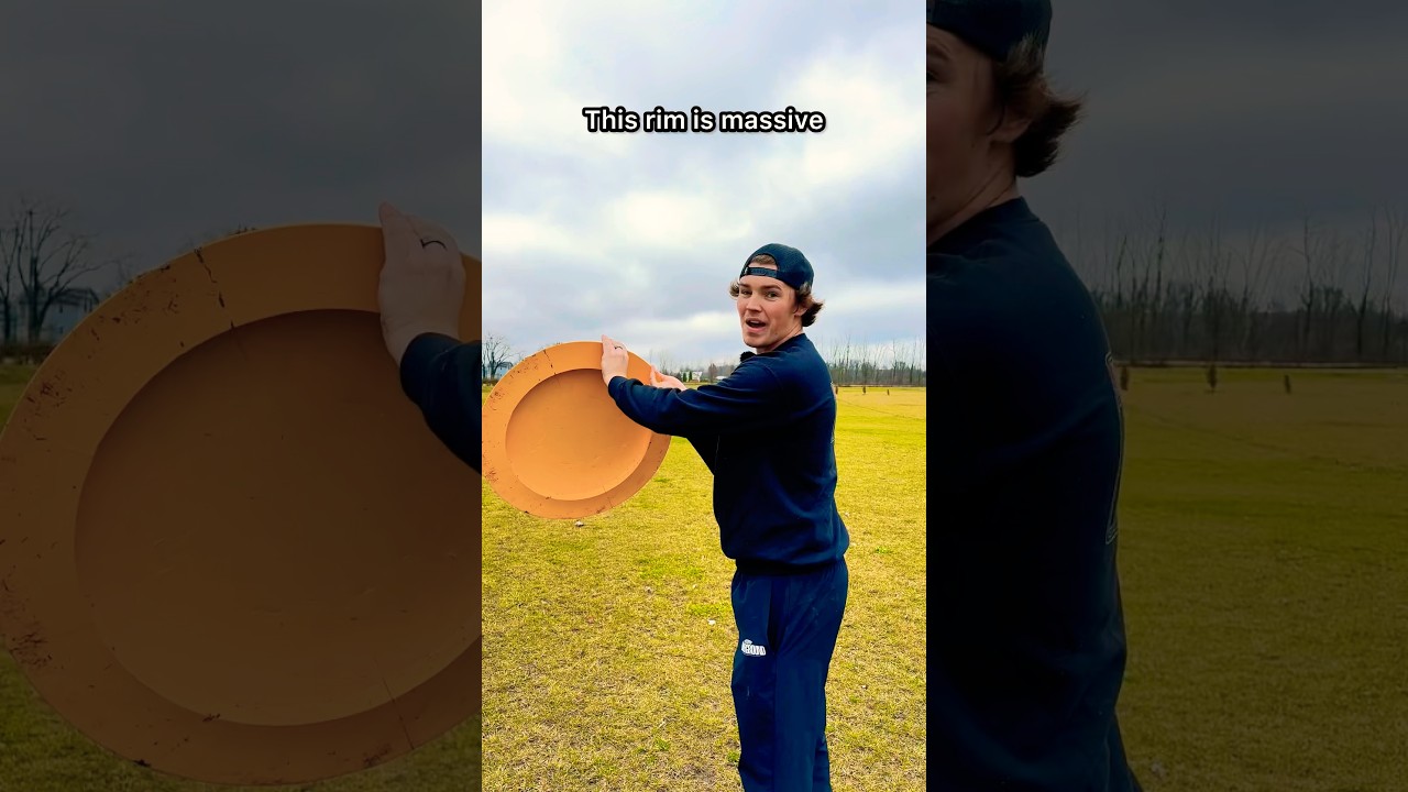Метание самого большого в мире диска для диск-гольфа! 